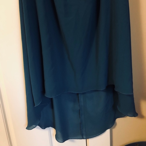 Blue high low dress - Picture 3 of 4